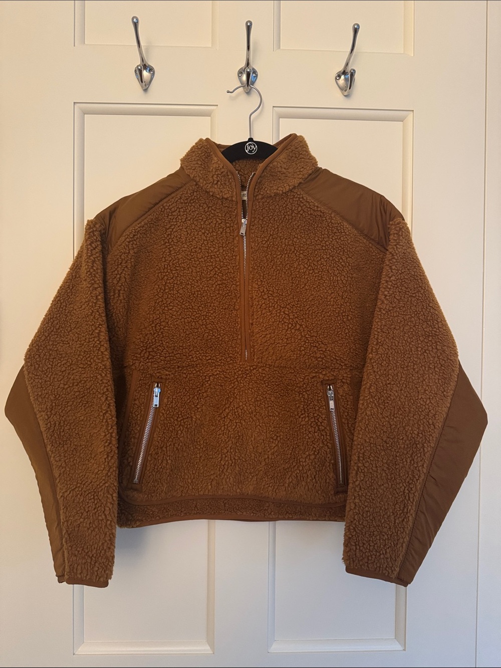 Madewell Faux Shearling 1/4 Zip